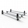 Volkswagen Caddy Aero-Tech 3 bar roof rack system with load stops (AT72LS)