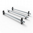 Volkswagen Caddy Aero-Tech 3 bar roof rack system with load stops (AT72LS)