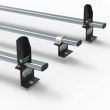 Volkswagen Caddy Aero-Tech 3 bar roof rack system with load stops (AT72LS)