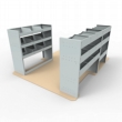 Citroen Relay Steel Van Racking - Shelving Package - SBK1.1.2