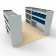 Nissan Primastar Steel Van Racking Shelving Package - SBK1.2.3