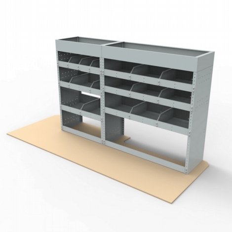 Citroen Relay Steel Van Racking - Shelving Package - SBK5.6