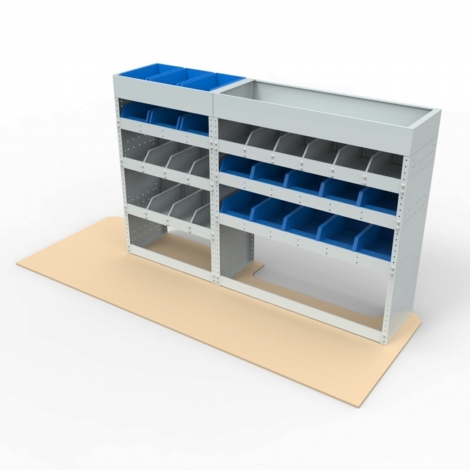 Citroen Relay Steel Van Racking - Shelving Package - SBK7.8