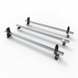 Citroen Berlingo Aero-Tech 3 bar roof rack- load stops 2008-2018 model vans only (AT65LS)