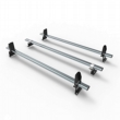 Fiat Doblo L1 Aero-Tech 3 bar roof rack  load stops 2010 onwards model (AT502LS)