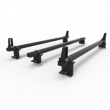 Volkswagen Caddy Roof rack ALUMINIUM Stealth 3 bar with Load Stops 2010 Onward (DM72LS)