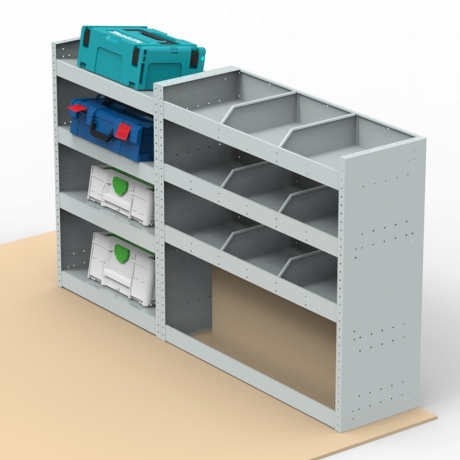 Nissan Primastar Steel Van Racking - Shelving Package - SBK1.9