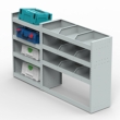 Nissan Primastar Steel Van Racking - Shelving Package - SBK1.9