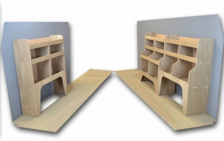 Vauxhall Vivaro Plywood Van Racking - Shelving Package - WRK1.9.11